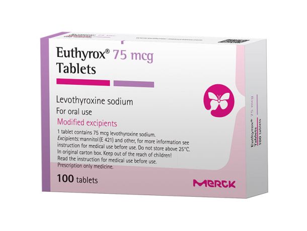 EUTHYROX 75 MCG 100 TAB
