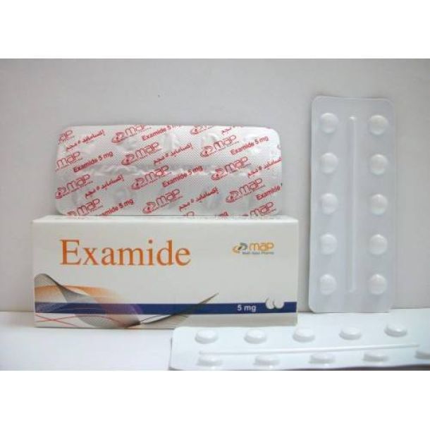 EXAMIDE 5 MG 30 TAB س.ج
