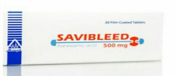 SAVIBLEED 500 MG 20 TAB س.ج