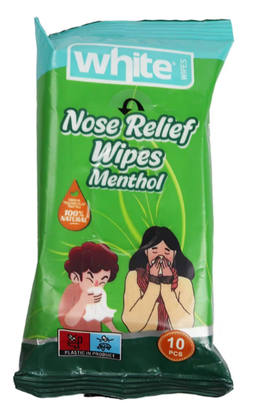 WHITE NOSE RELIEF 10 WIPS